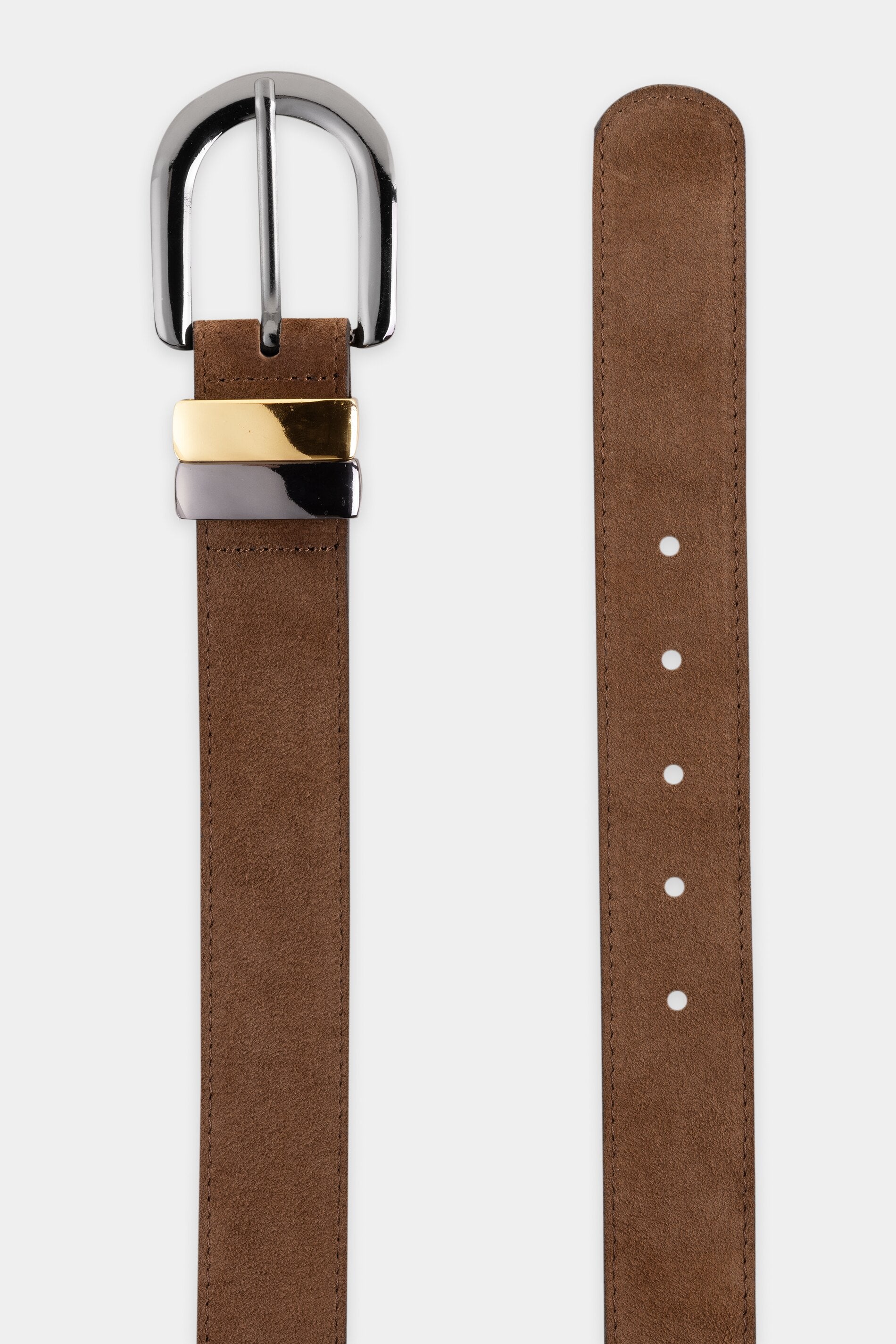 Ledergürtel - caramel - Standard | Model Seite