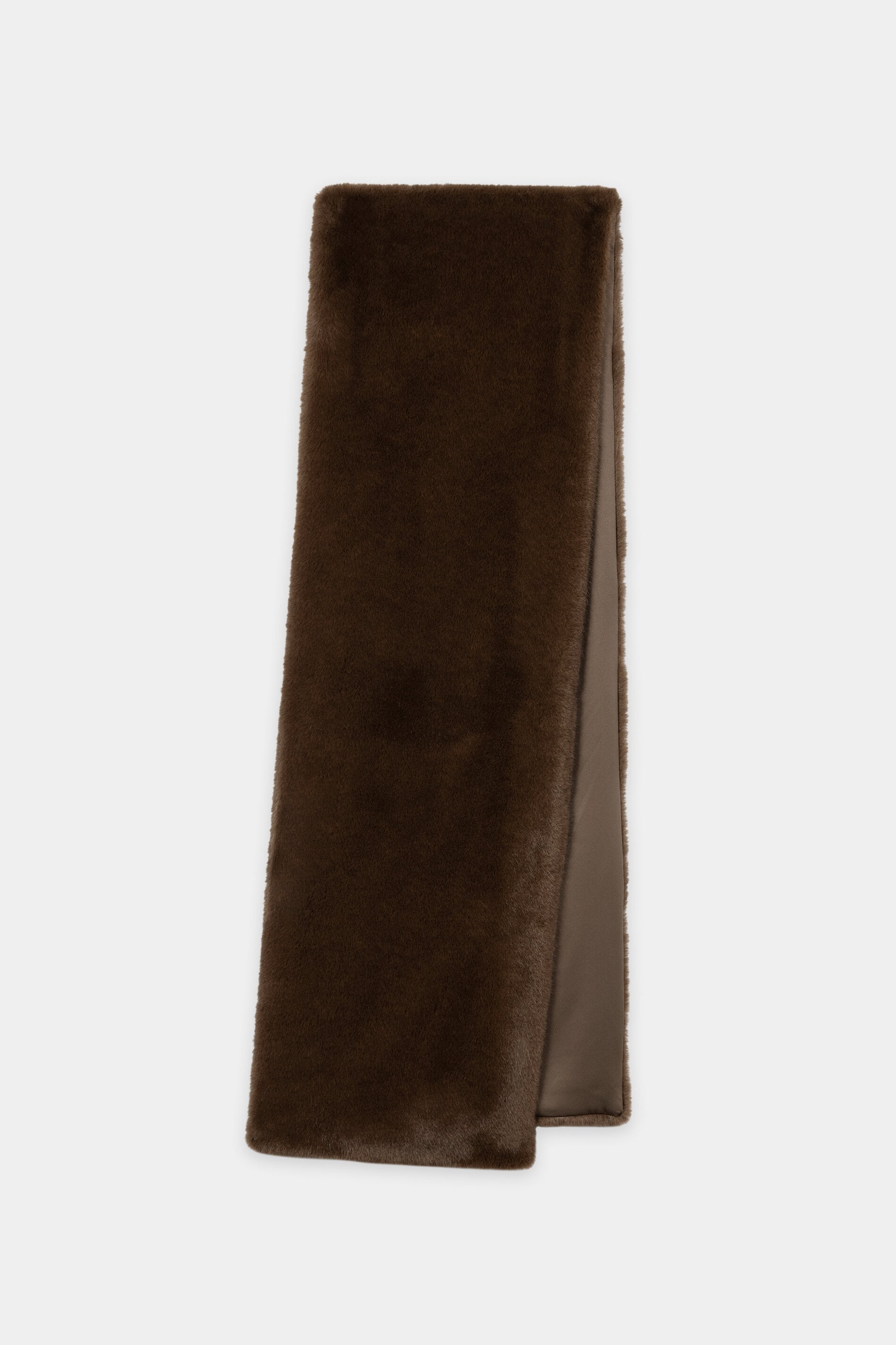 Schal in Nerz-Optik - caramel - Standard | Artikel Front