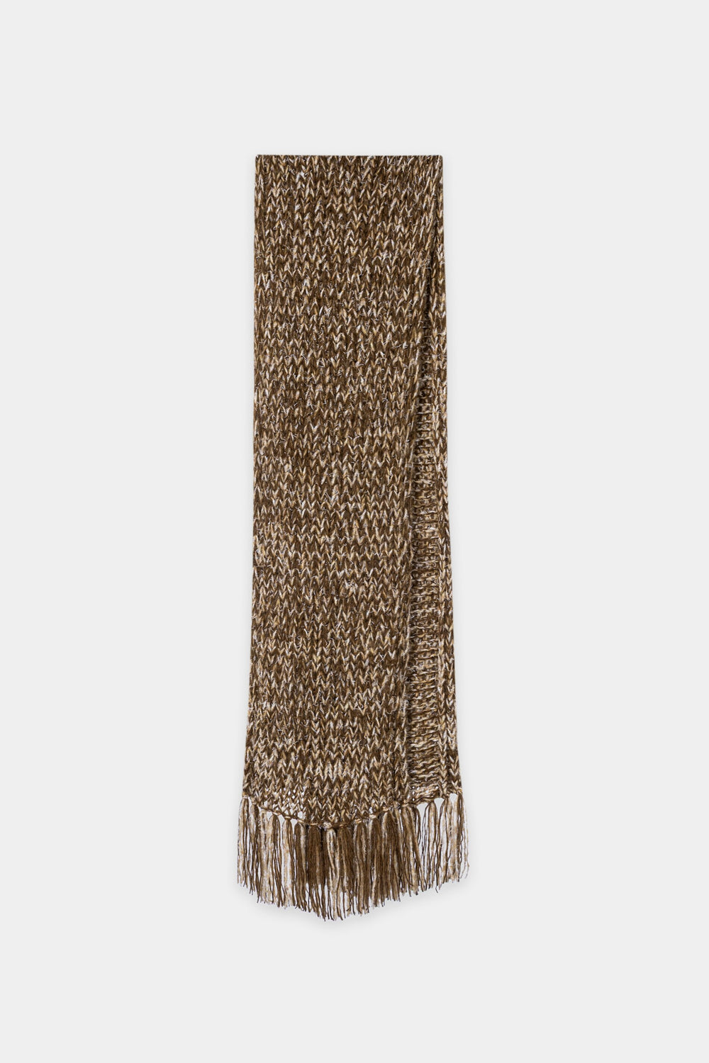 Schal mit Mouliné-Struktur - caramel - Standard
