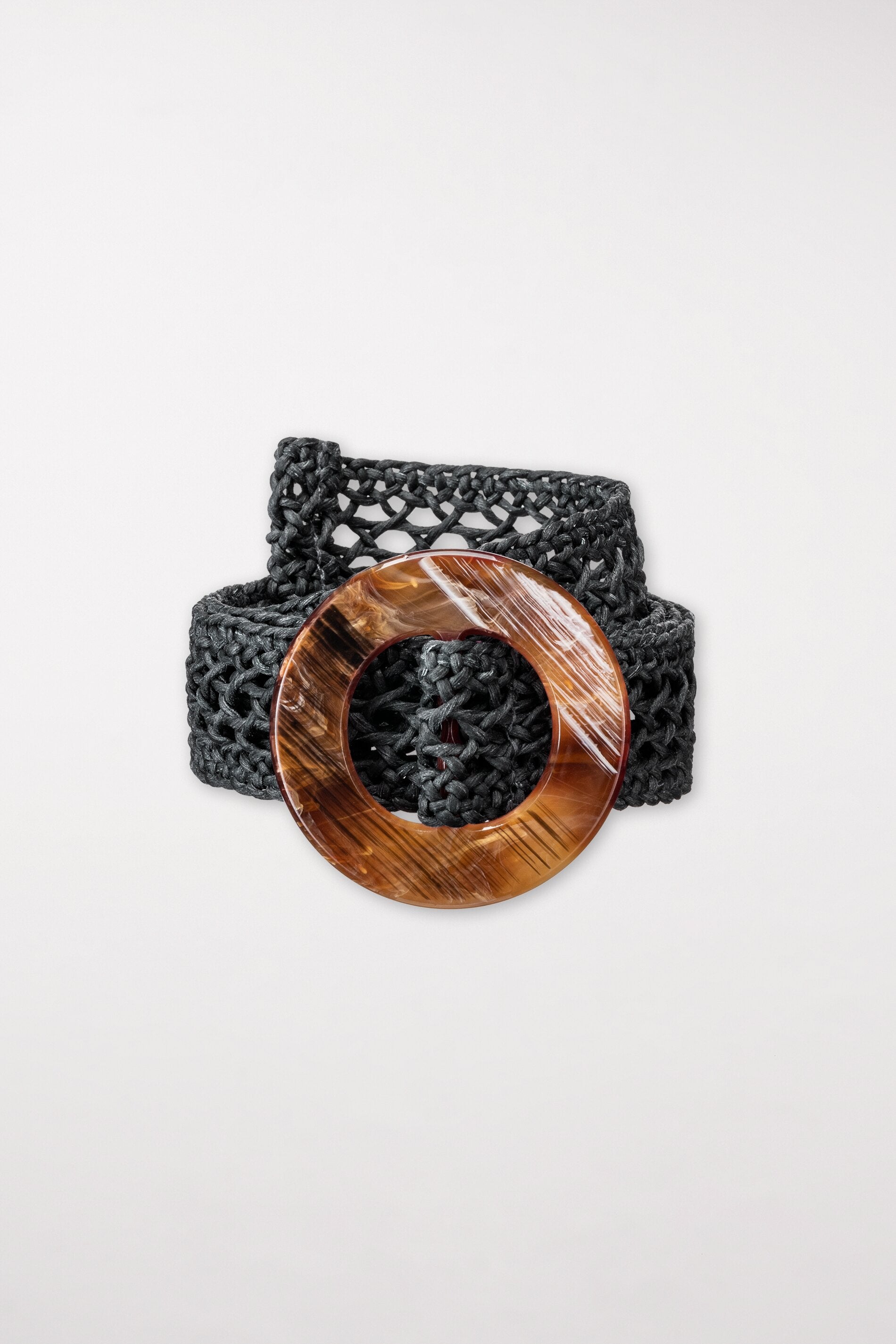 Gürtel mit Lochstruktur - deep black - Standard | Artikel Front