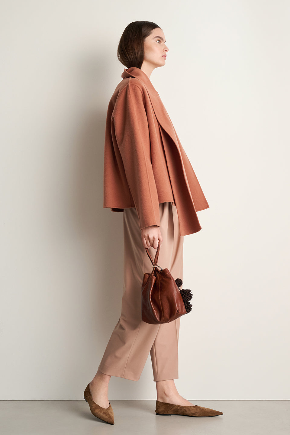 Doubleface-Jacke mit Schal - brick - Standard | Lookbook 2