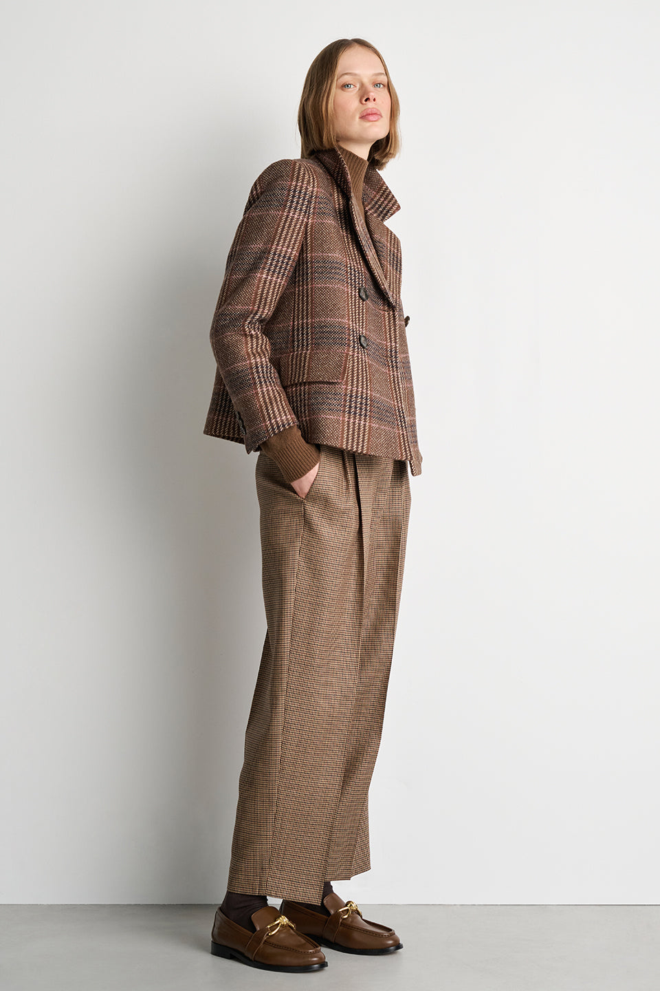 Karo-Blazer aus Woll-Mix - multi - Standard | Lookbook 2